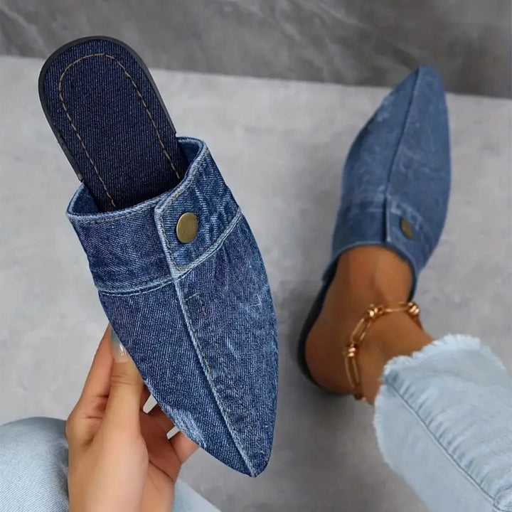 RILEY DENIM SANDALS