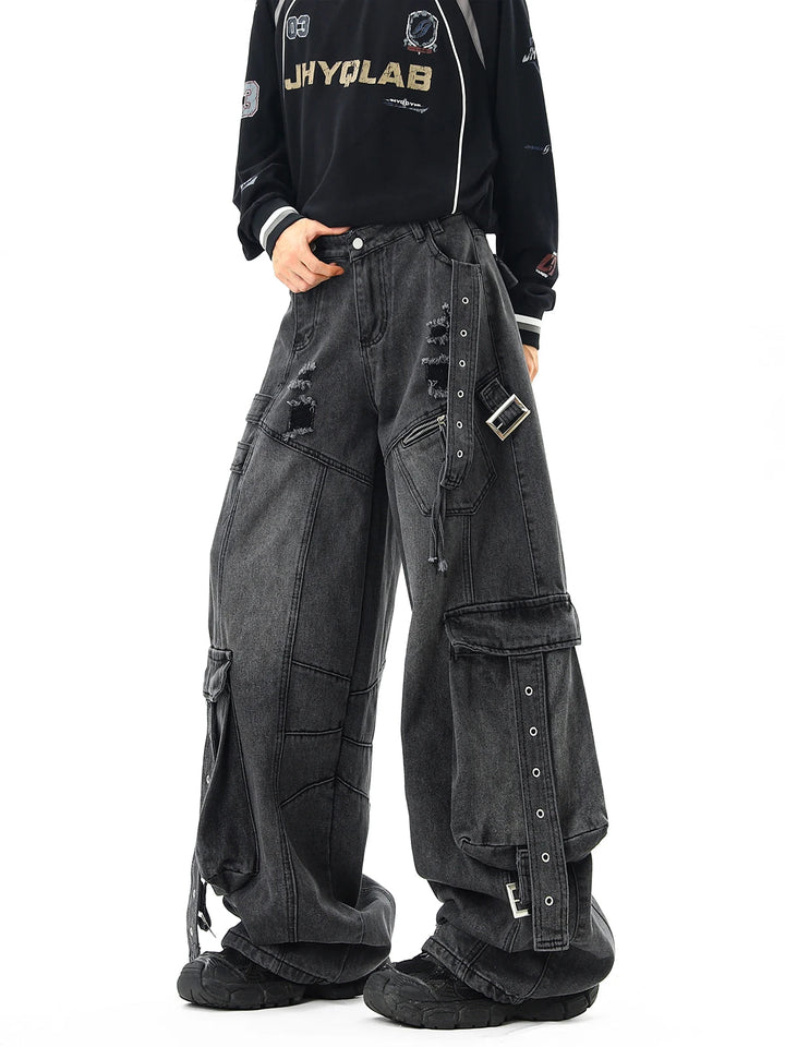 ZANE BAGGY CARGO JEANS