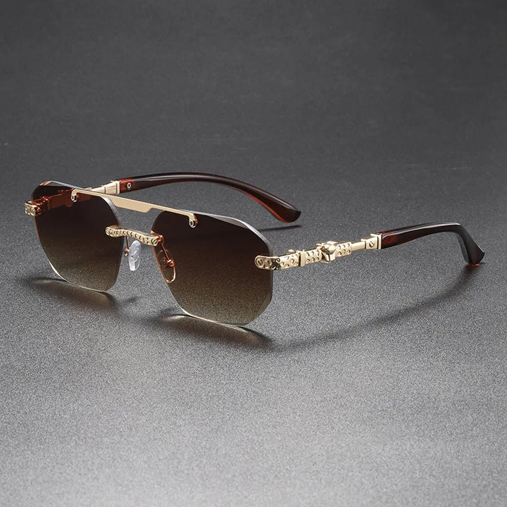 OMAR RECTANGULAR SUNGLASSES
