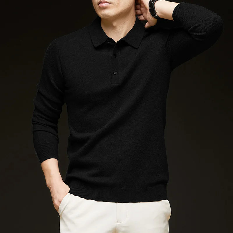 ADAM CASHMERE POLO