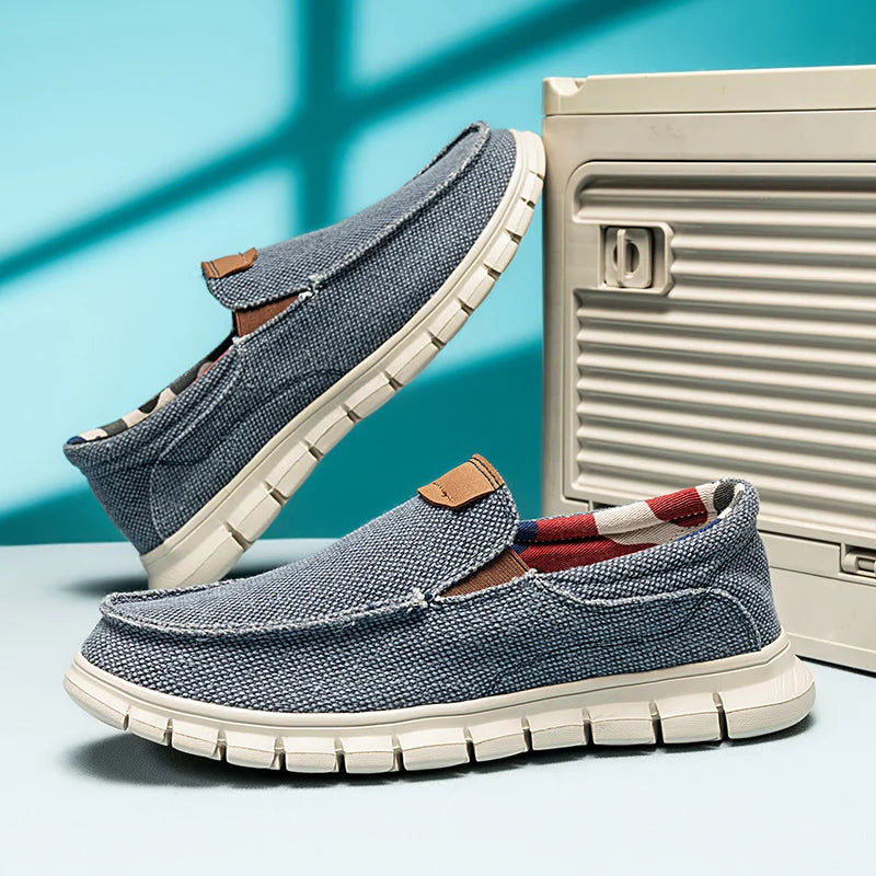 Layback Canvas Slip On