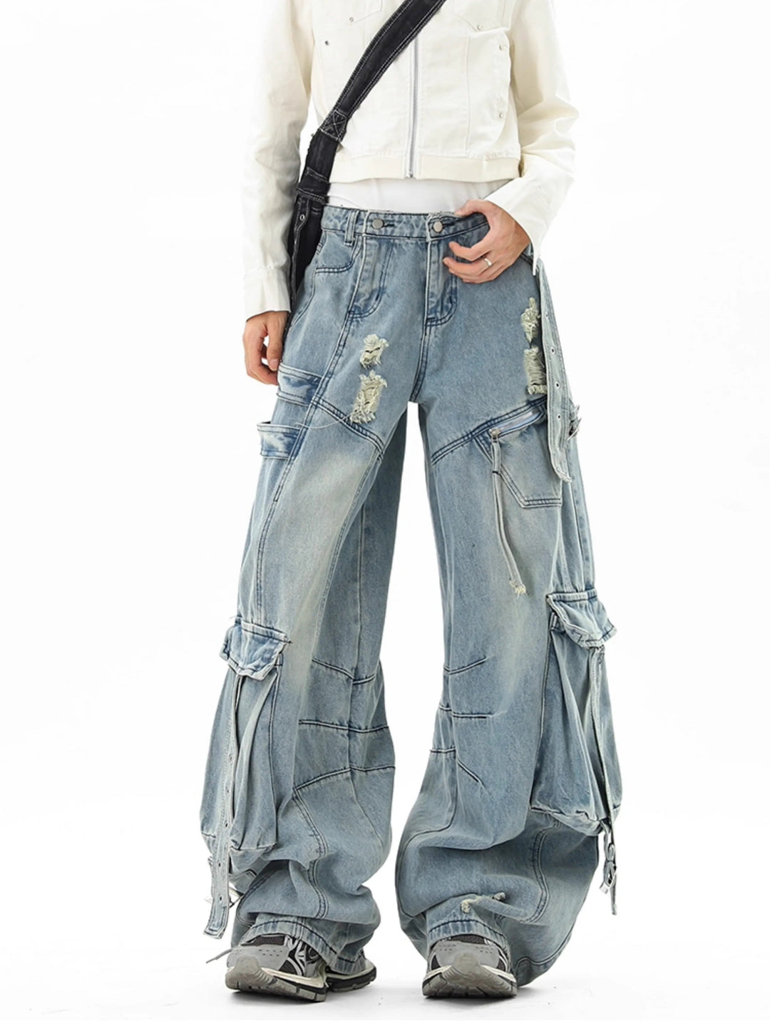 ZANE BAGGY CARGO JEANS