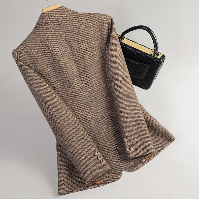 HARLEE WOOL TWEED BLAZER