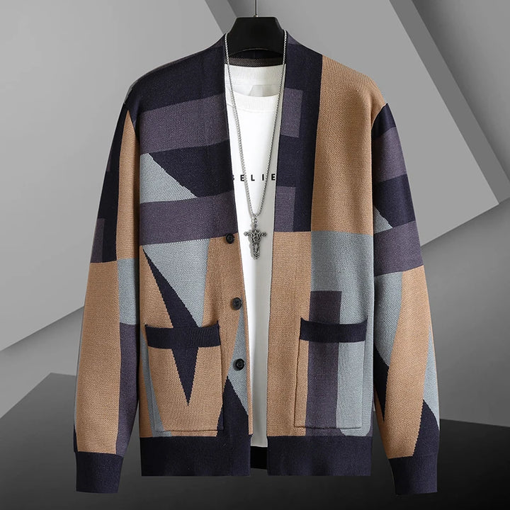 Ashford Color Block Cardigan