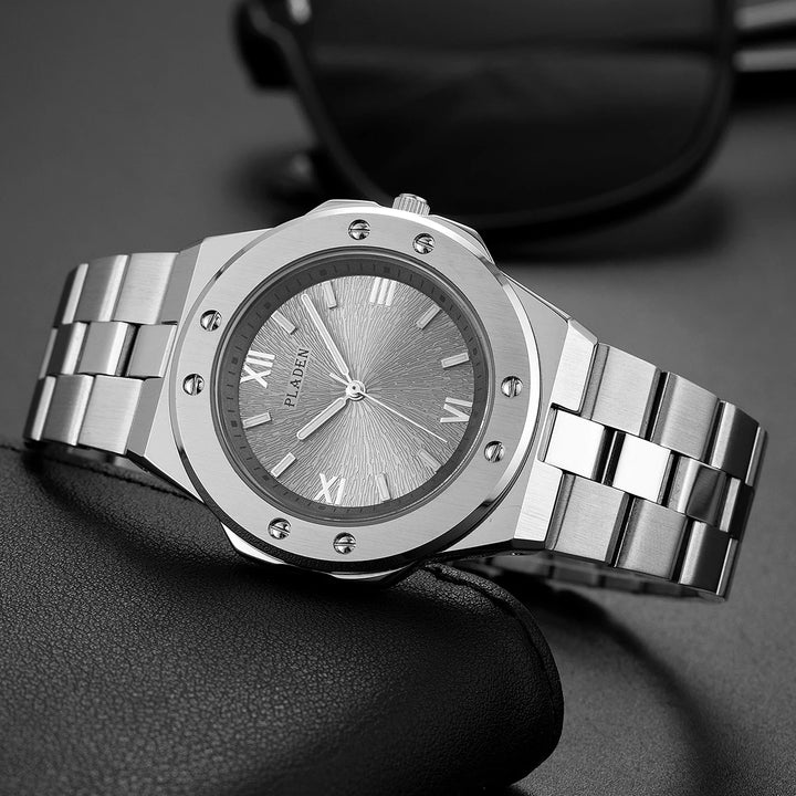 ONYX SUNBURST WATCH