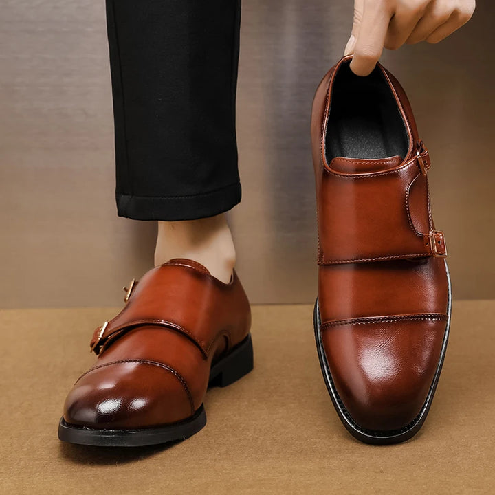 Heritage Genuine Leather Monk Strap