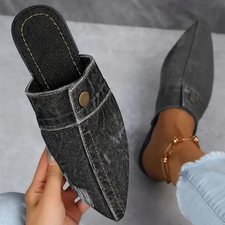 RILEY DENIM SANDALS