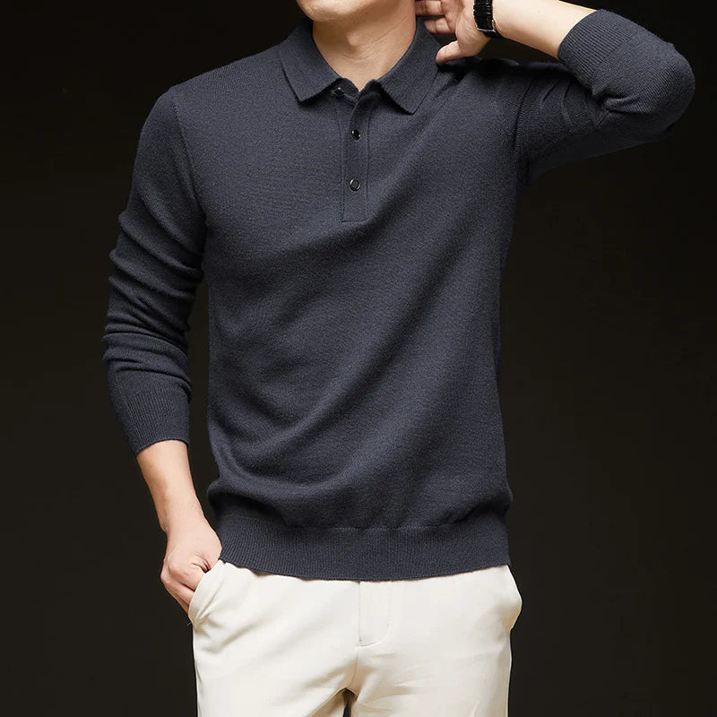 ADAM CASHMERE POLO