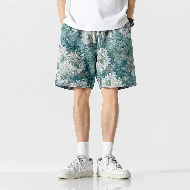 RETRO FLORAL SHORTS