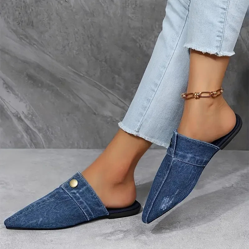 RILEY DENIM SANDALS