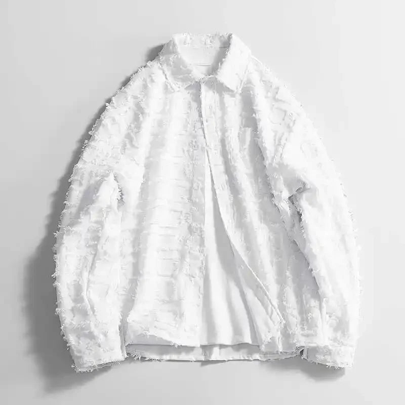 FRAYED CHECKED JACKET