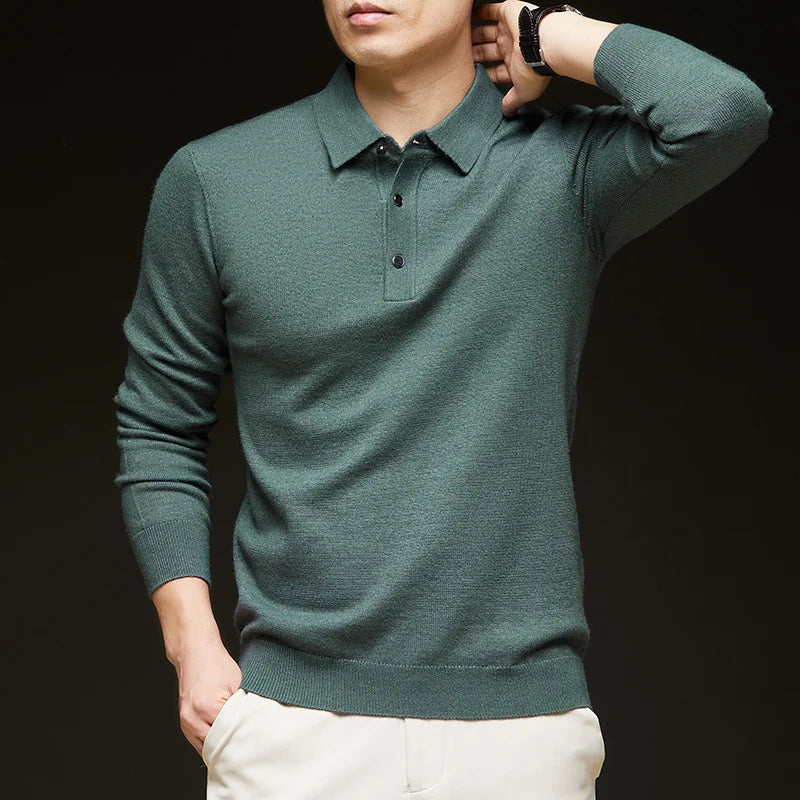 ADAM CASHMERE POLO