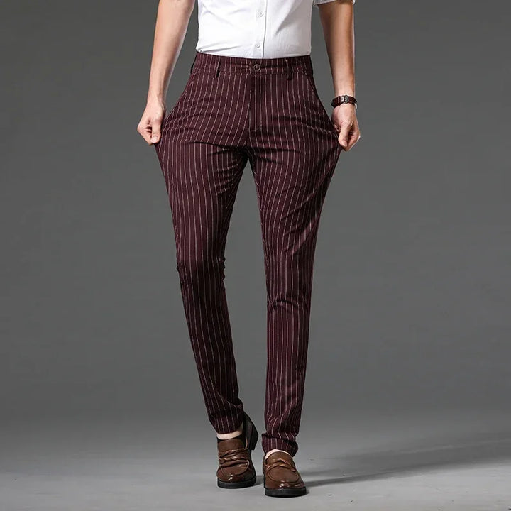 BELMAR PINSTRIPE TROUSERS
