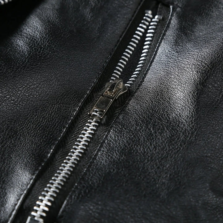 FULTON LEATHER BIKER JACKET