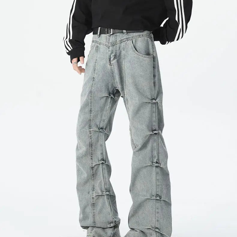 STACKED BAGGY JEANS
