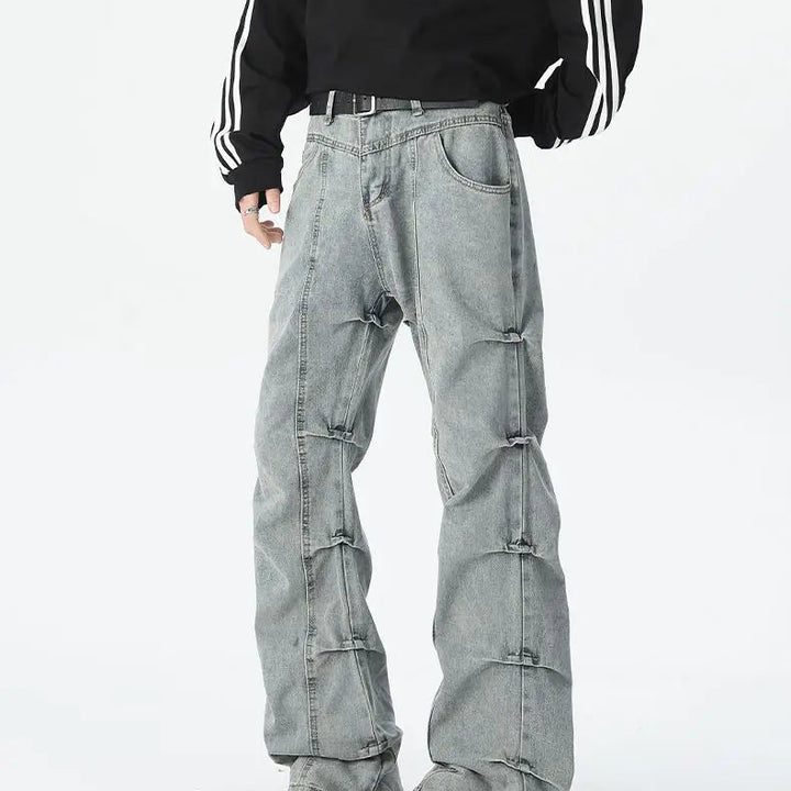 STACKED BAGGY JEANS