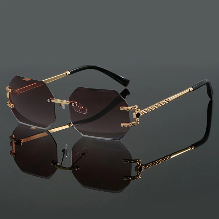 MILLER RIMLESS SUNGLASSES