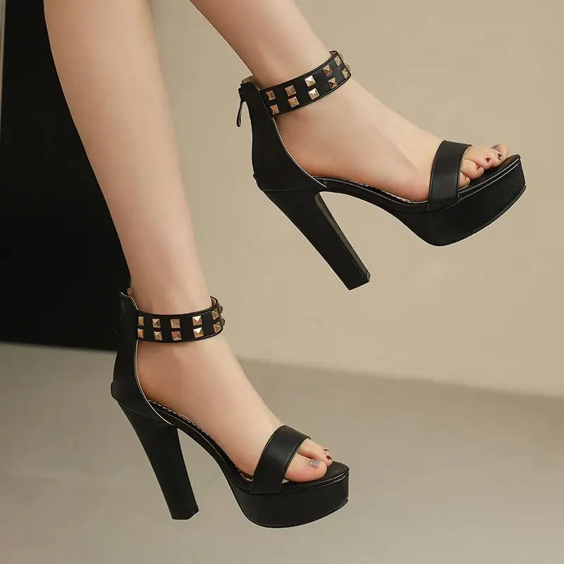 AMARA STUD HEELS