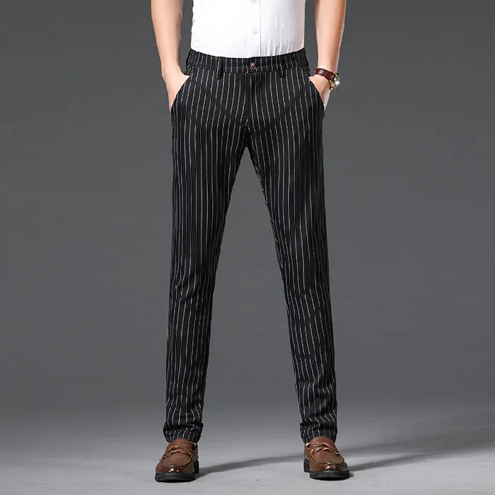 BELMAR PINSTRIPE TROUSERS