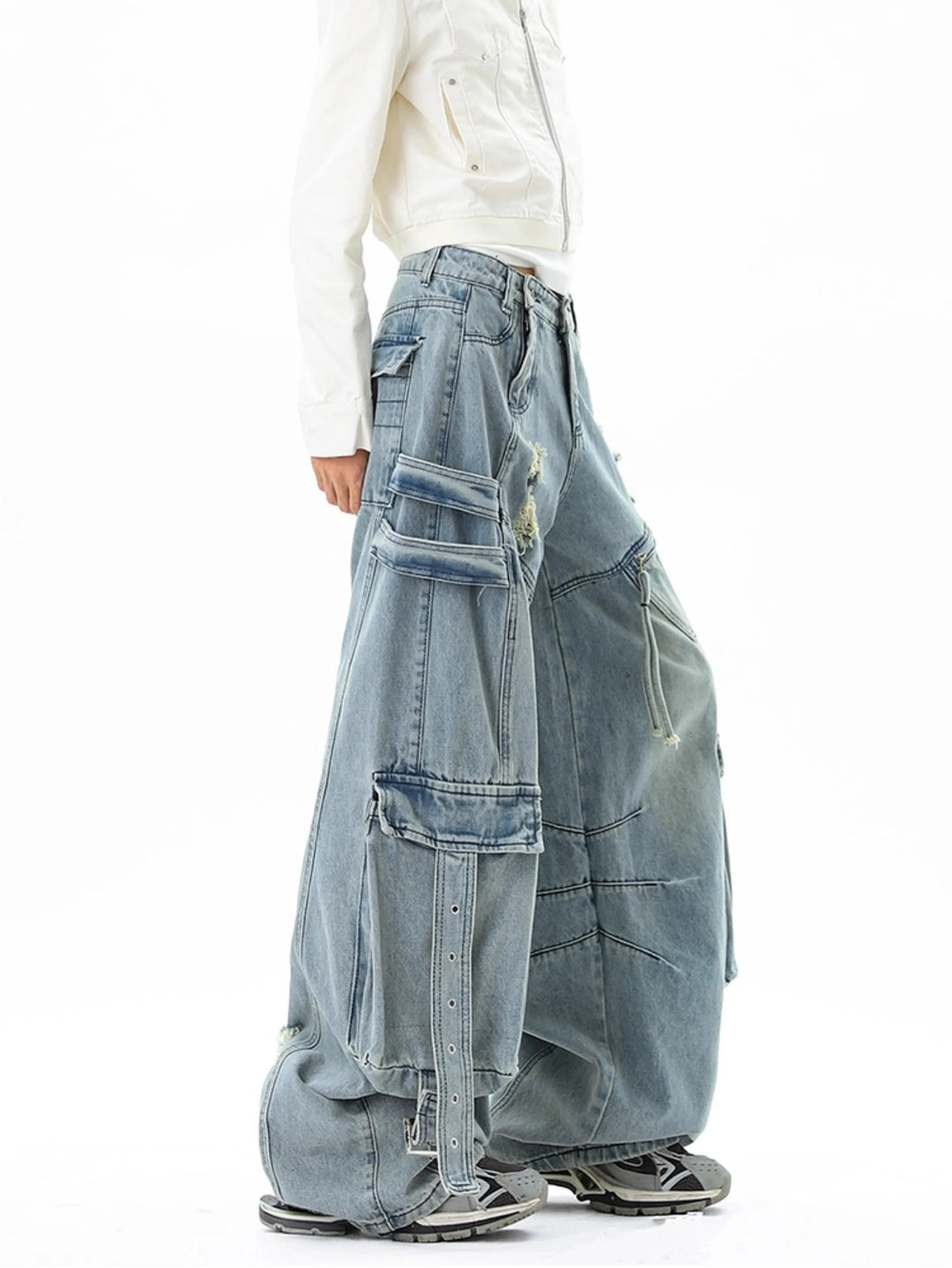 ZANE BAGGY CARGO JEANS