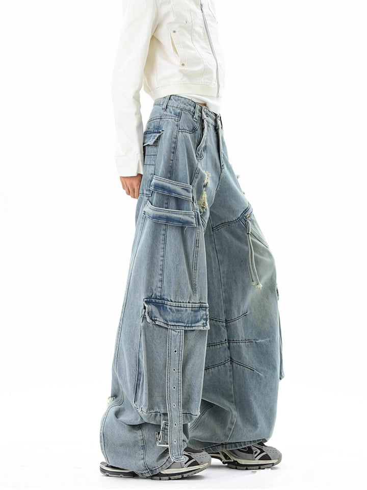 ZANE BAGGY CARGO JEANS