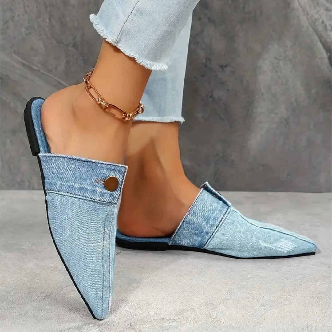 RILEY DENIM SANDALS