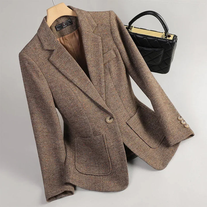 HARLEE WOOL TWEED BLAZER