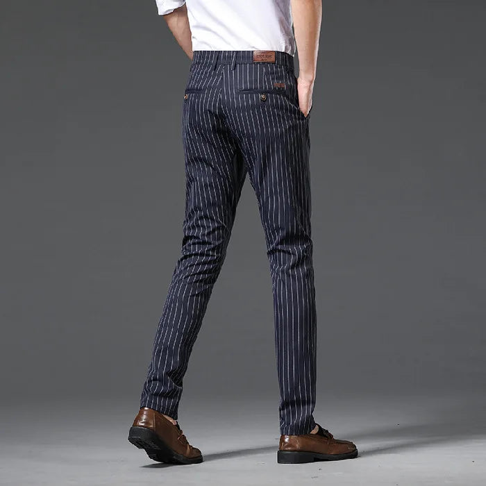 BELMAR PINSTRIPE TROUSERS