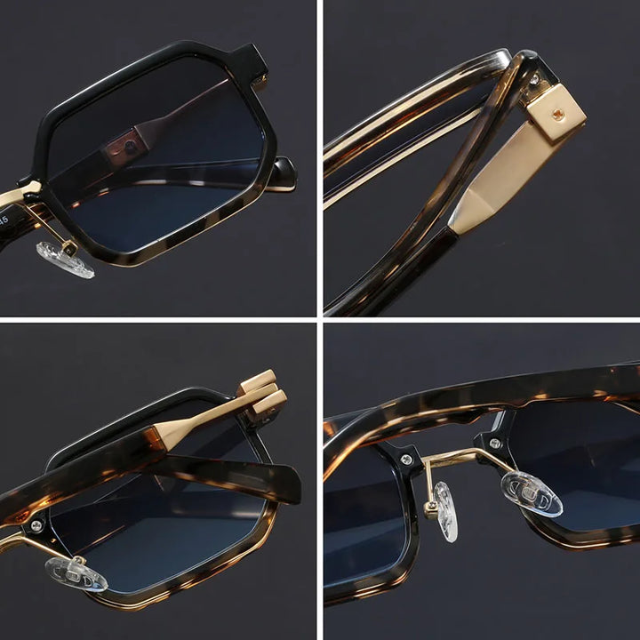 VIOLET SQUARE SUNGLASSES