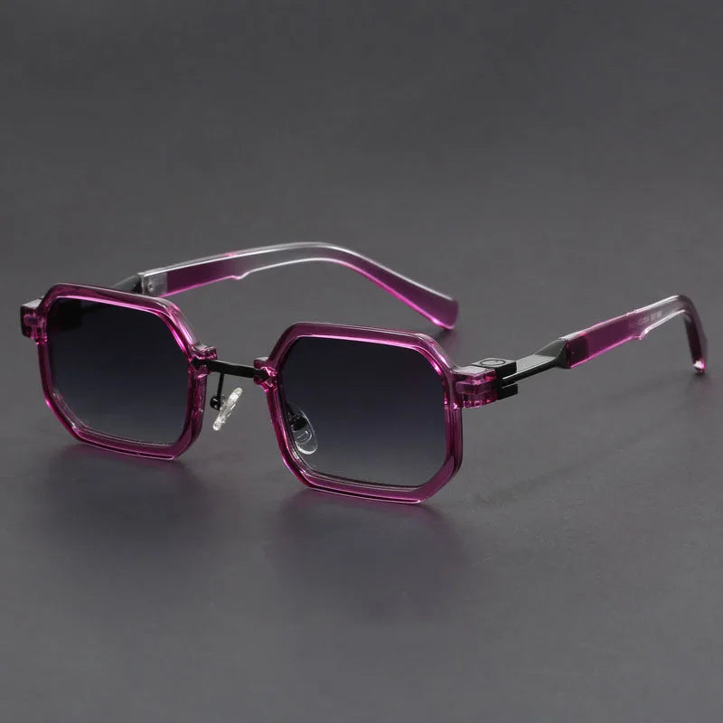 VIOLET SQUARE SUNGLASSES
