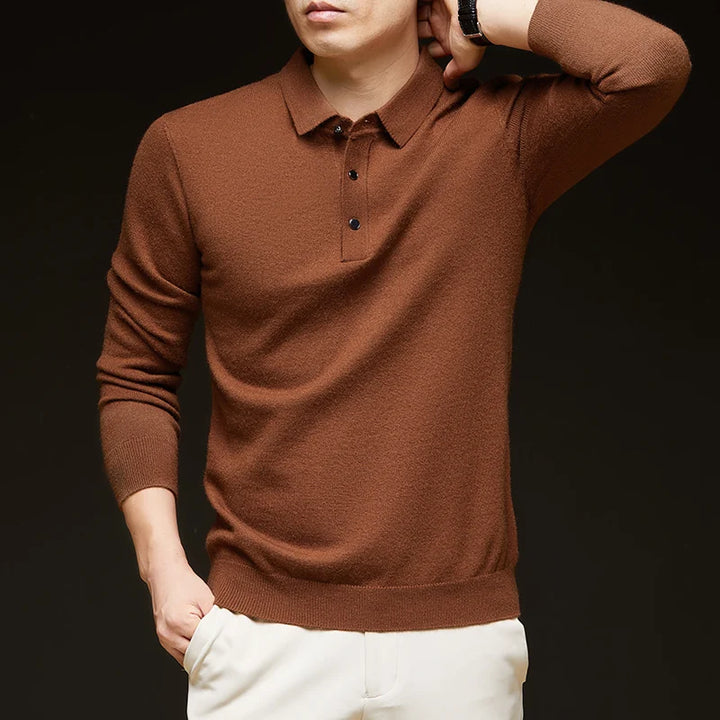 ADAM CASHMERE POLO