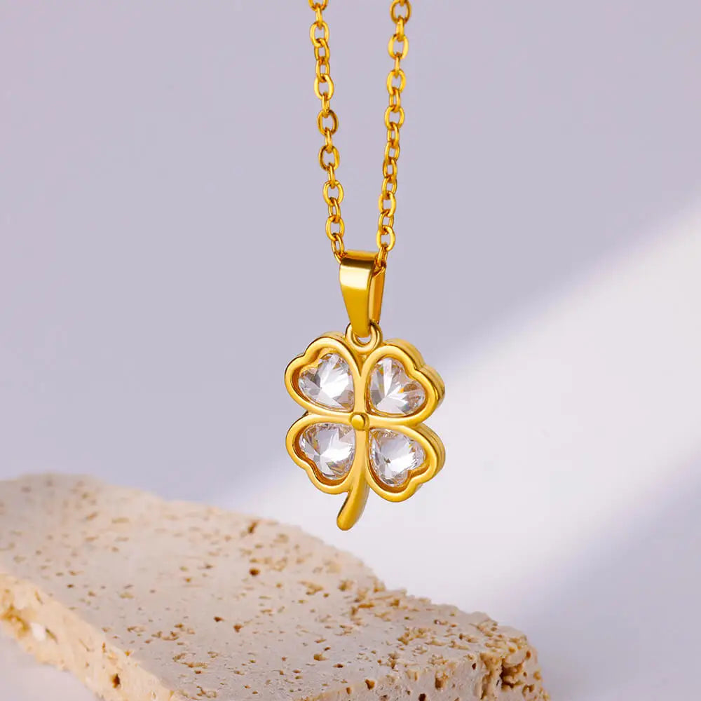 FOUR LEAF CLOVER NECKLACE