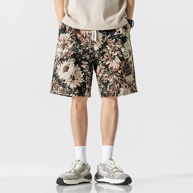 RETRO FLORAL SHORTS