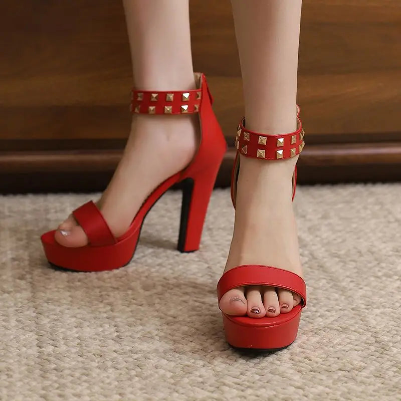 AMARA STUD HEELS