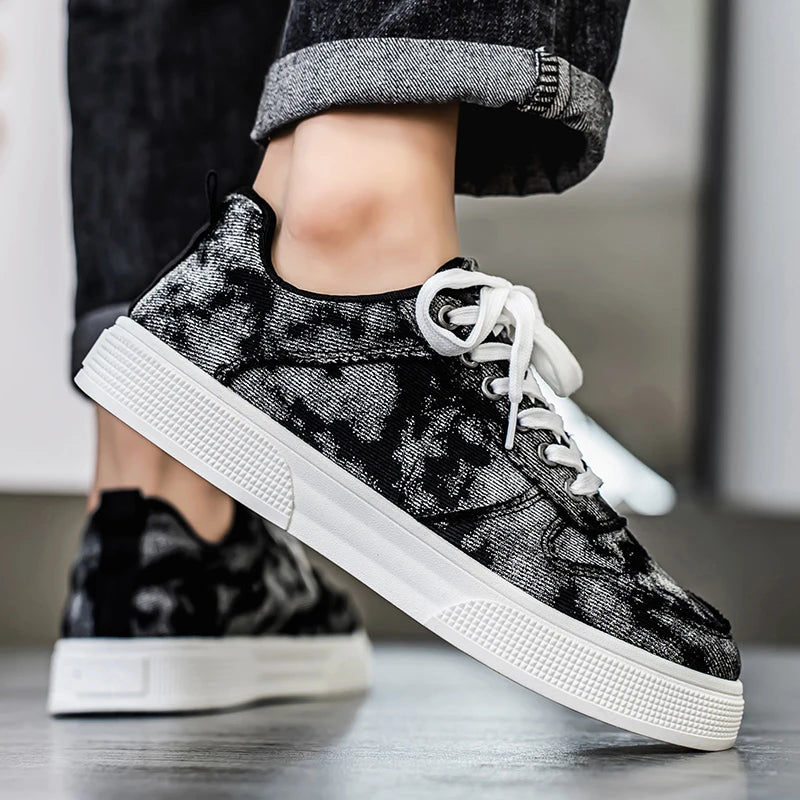 Smokewash Denim Sneakers