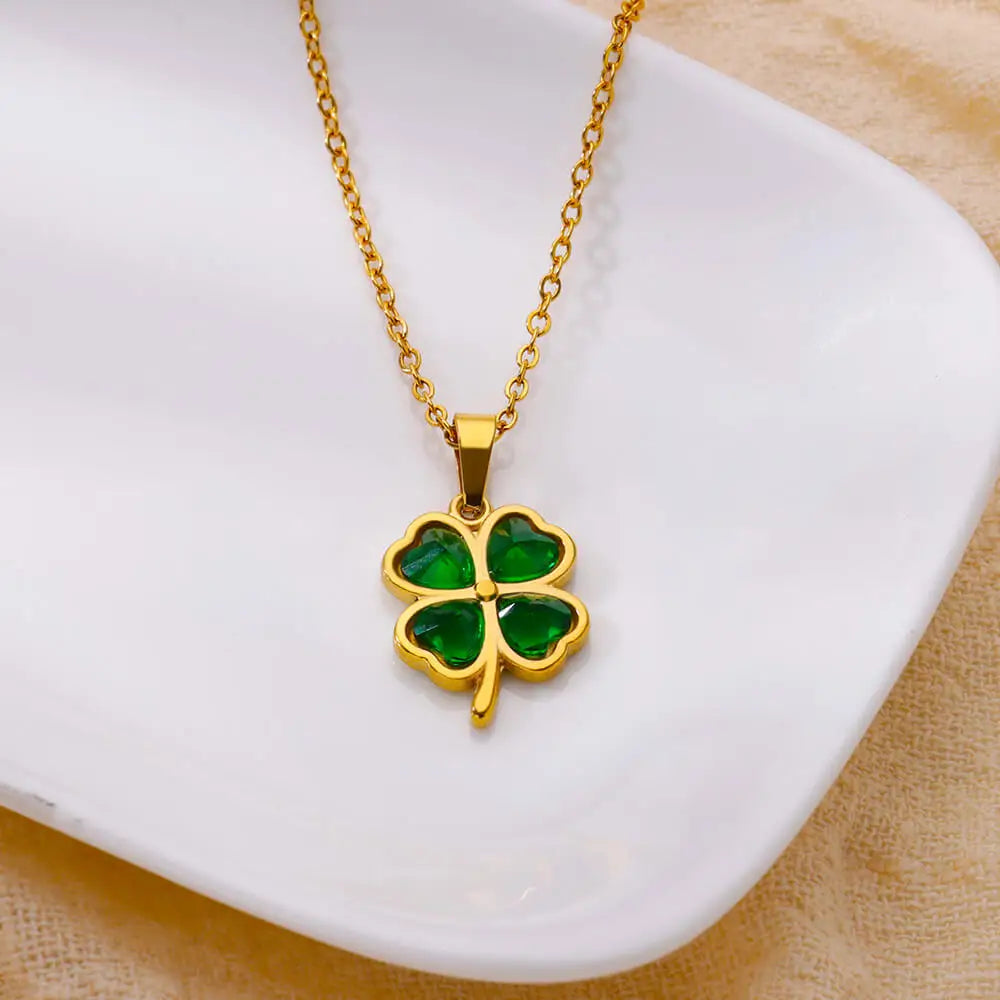 FOUR LEAF CLOVER NECKLACE