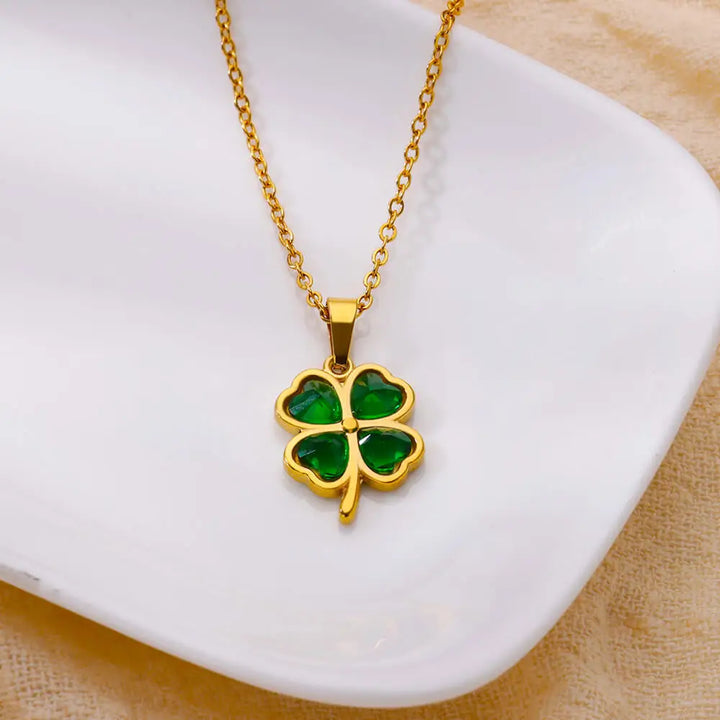 FOUR LEAF CLOVER NECKLACE