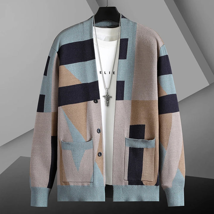 Ashford Color Block Cardigan
