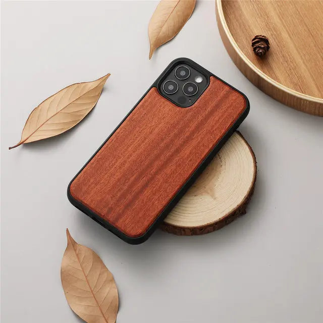 MINIMALIST WOODEN IPHONE CASE