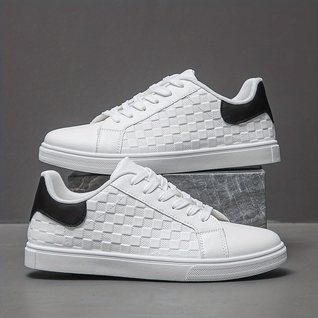 BELNOR CHECKERBOARD SNEAKERS