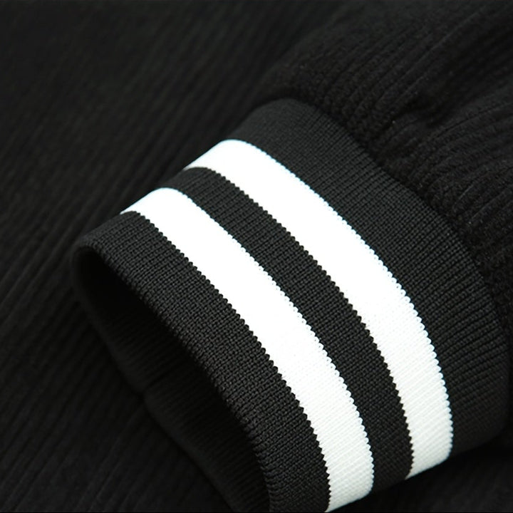 SUTTON WOVEN VARSITY JACKET