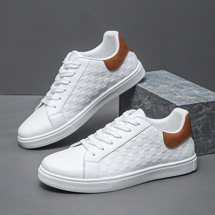 BELNOR CHECKERBOARD SNEAKERS