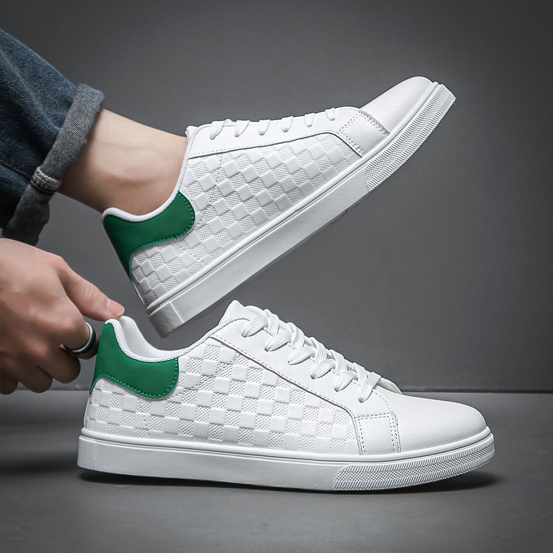 BELNOR CHECKERBOARD SNEAKERS